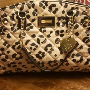 Betsey Johnson cheetah print purse